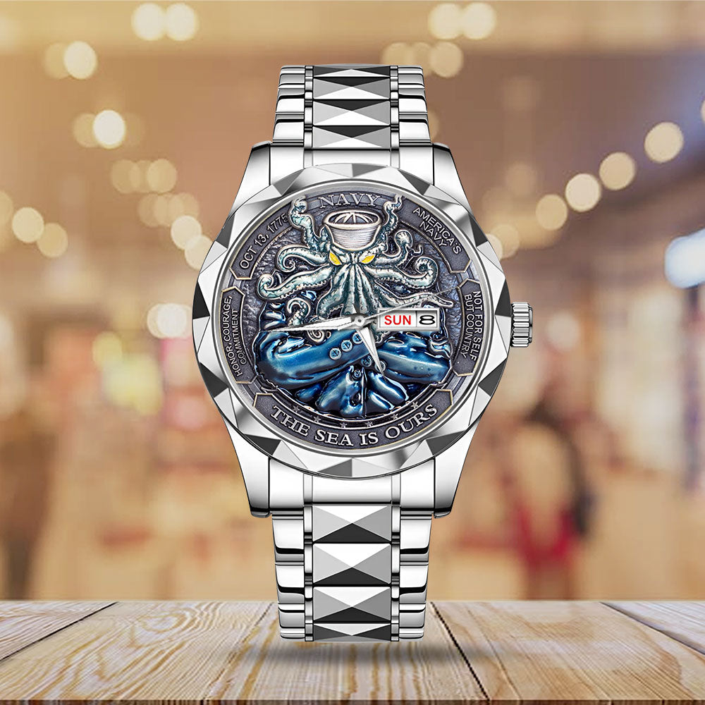 US Navy Alloy Luxury Quartz Watch - MAITM12981