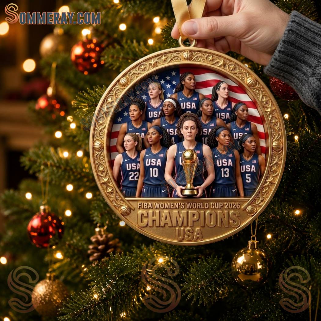USA FIBA Women’s World Cup 2026 Champions Ornament