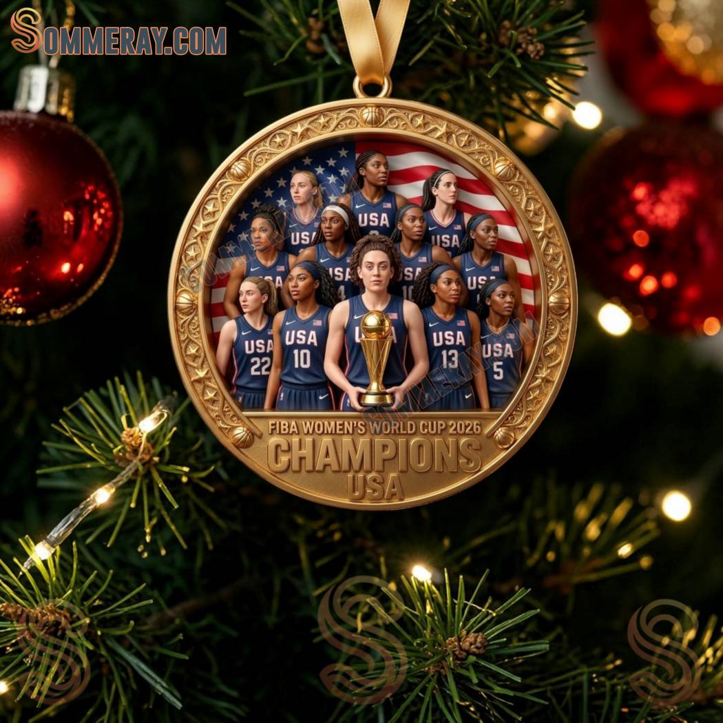 USA FIBA Women’s World Cup 2026 Champions Ornament
