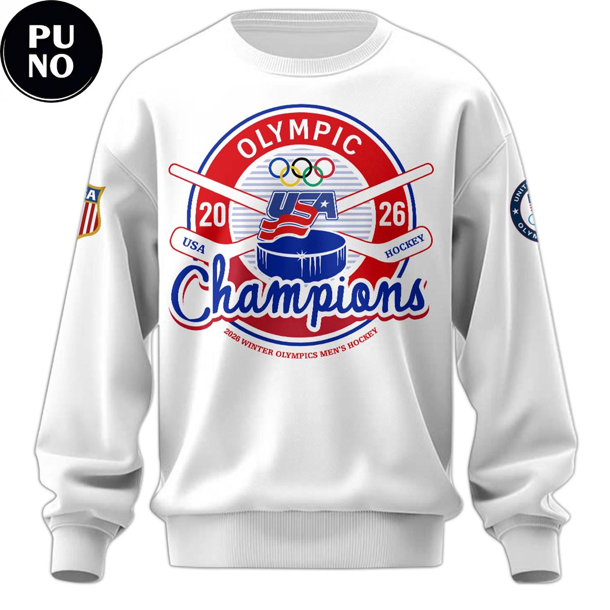 USA Hockey Men Olympic Champions 2026 Hoodie T-Shirt