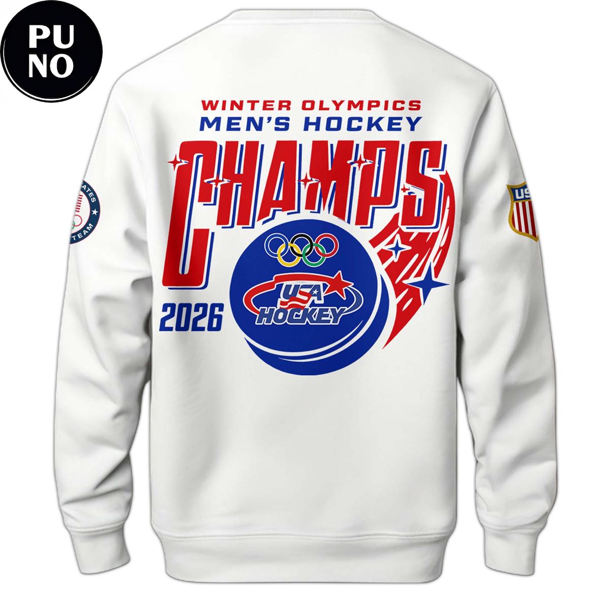USA Hockey Men Olympic Champions 2026 Hoodie T-Shirt