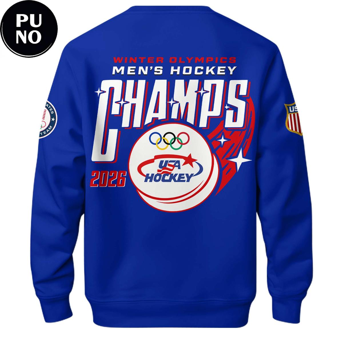 USA Hockey Men Olympic Champions 2026 Hoodie T-Shirt