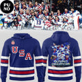 USA Mens Ice Hockey Team Olympic 2026 Champions America Proud Hoodie
