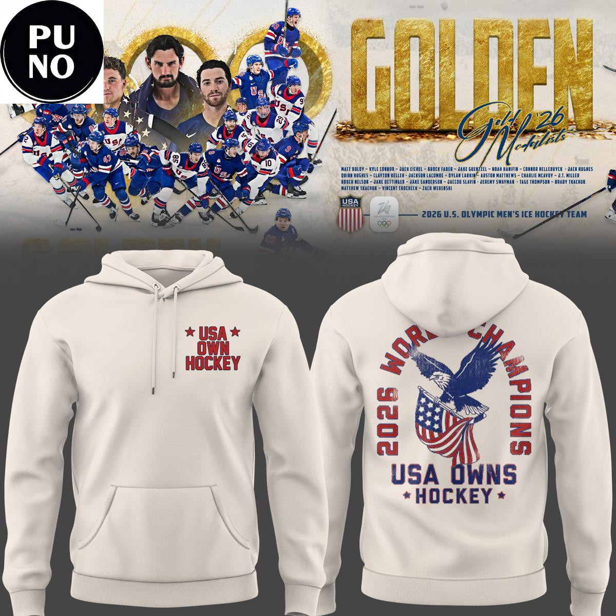 USA Owns Ice Hockey 2026 Milan Olympics Beat Canada Hoodie T-Shirt