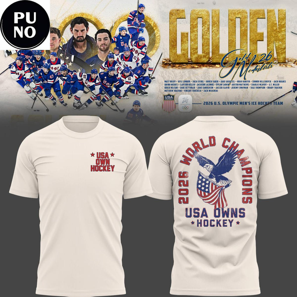 USA Owns Ice Hockey 2026 Milan Olympics Beat Canada Hoodie T-Shirt