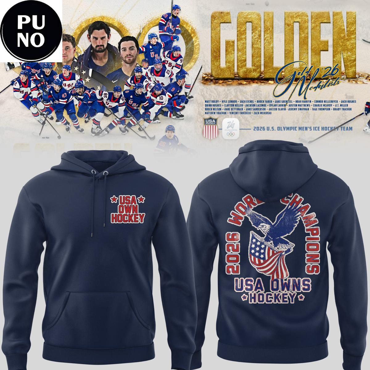 USA Owns Ice Hockey 2026 Milan Olympics Beat Canada Hoodie T-Shirt