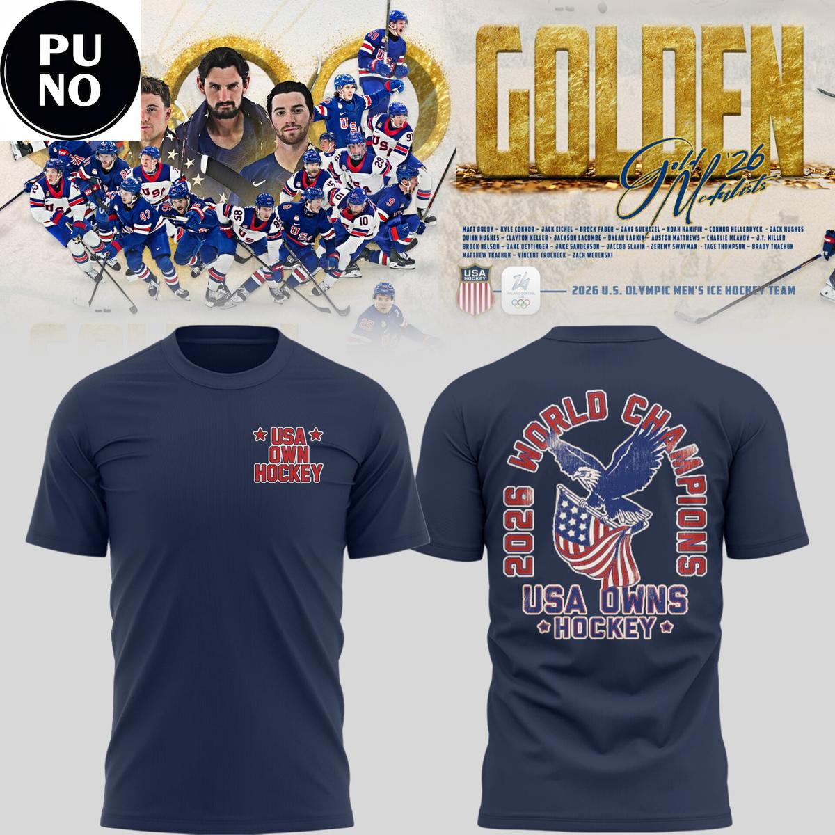USA Owns Ice Hockey 2026 Milan Olympics Beat Canada Hoodie T-Shirt
