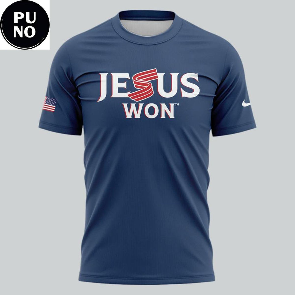 USA Team Jesus Won John 16:33 World Baseball Classic 2026 T-Shirt