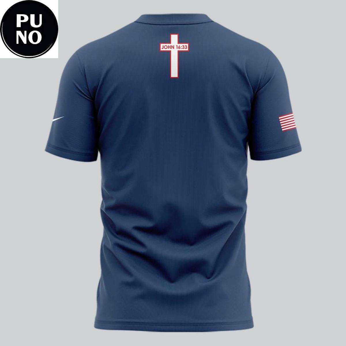 USA Team Jesus Won John 16:33 World Baseball Classic 2026 T-Shirt