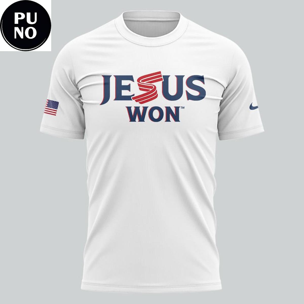 USA Team Jesus Won John 16:33 World Baseball Classic 2026 T-Shirt