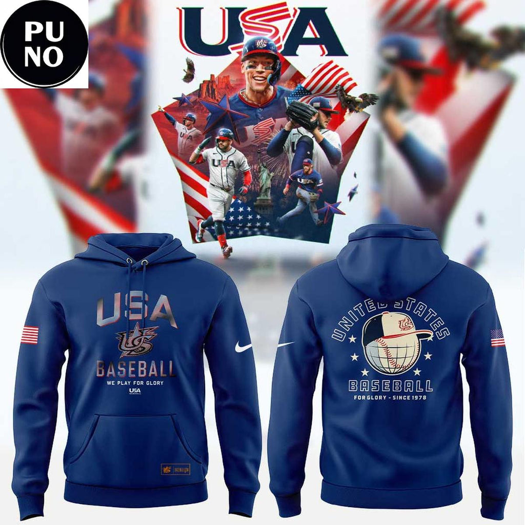 USA Team World Baseball Classic 2026 For Glory Hoodie T-Shirt