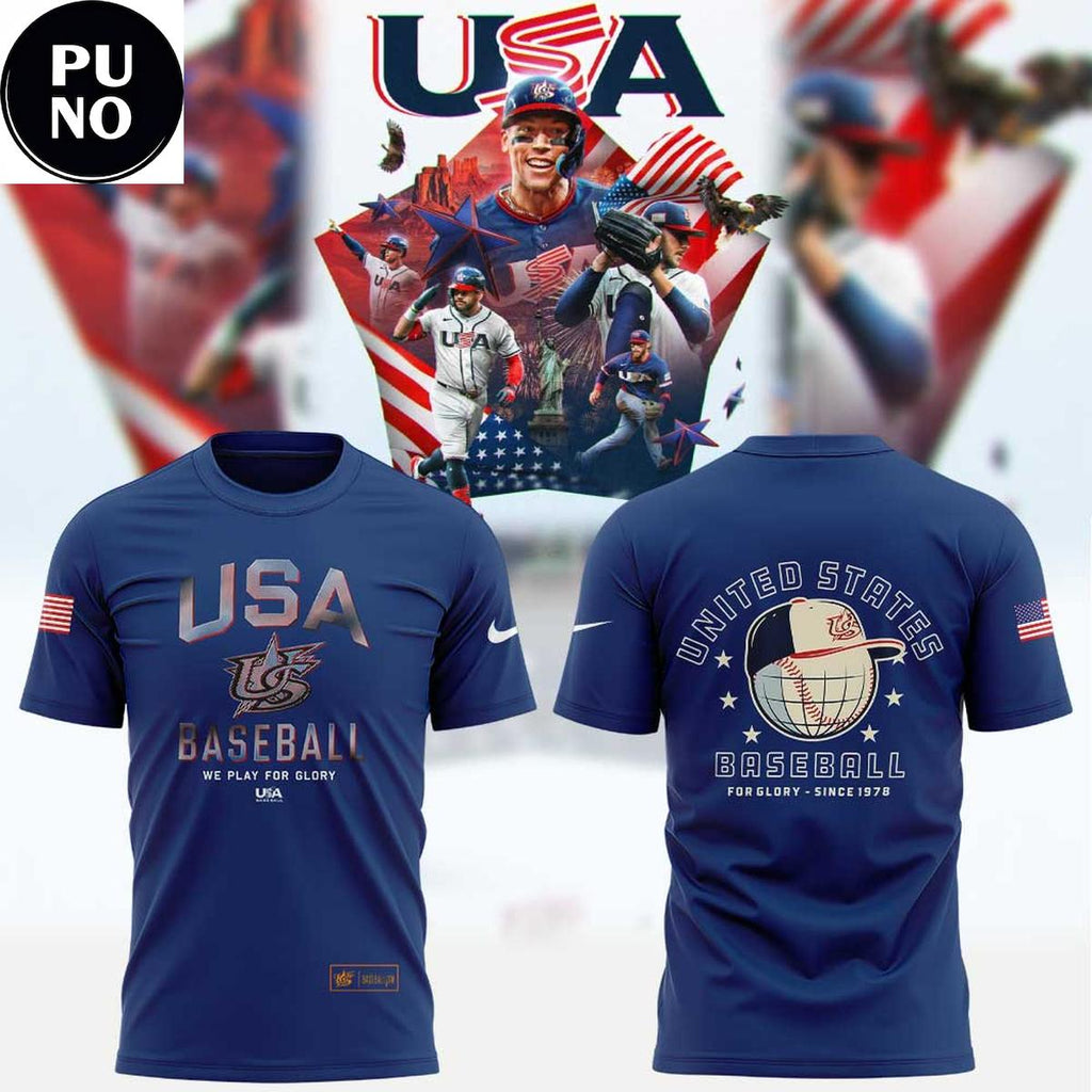 USA Team World Baseball Classic 2026 For Glory Hoodie T-Shirt