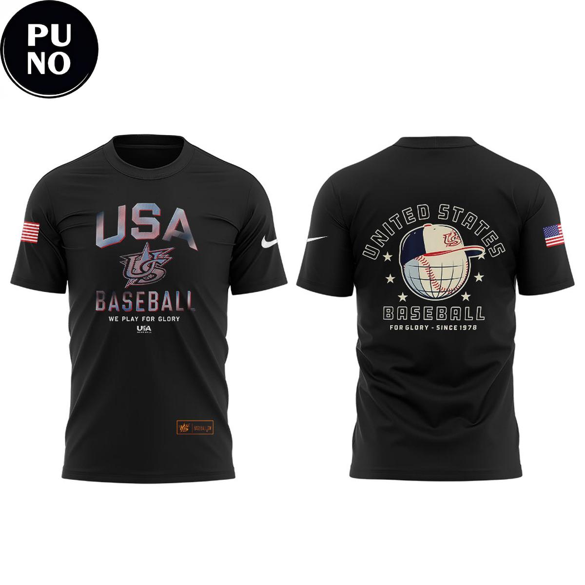 USA Team World Baseball Classic 2026 For Glory Hoodie T-Shirt