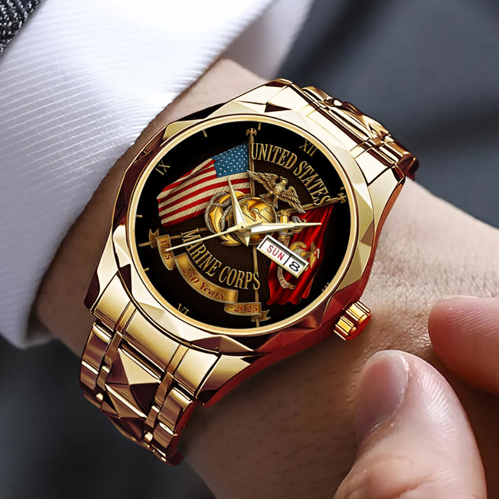 US Marine Corps Alloy Luxury Quartz Watch - TMTHU 181