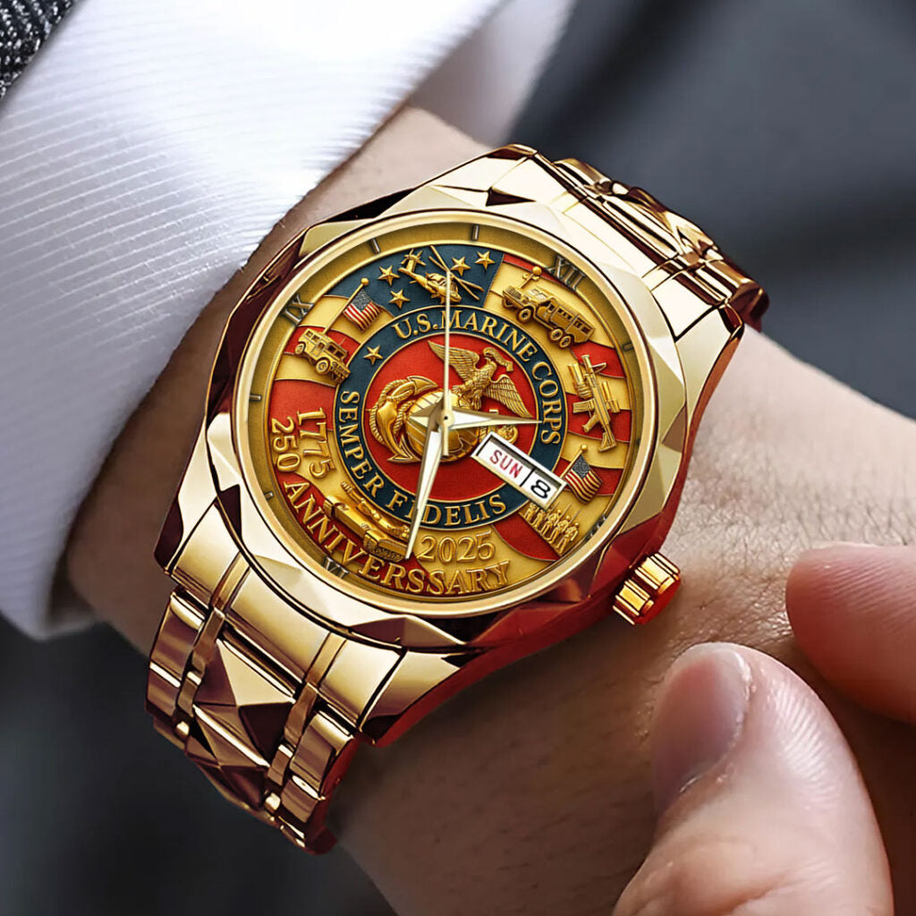 US Marine Corps Alloy Luxury Quartz Watch - TMTHU487