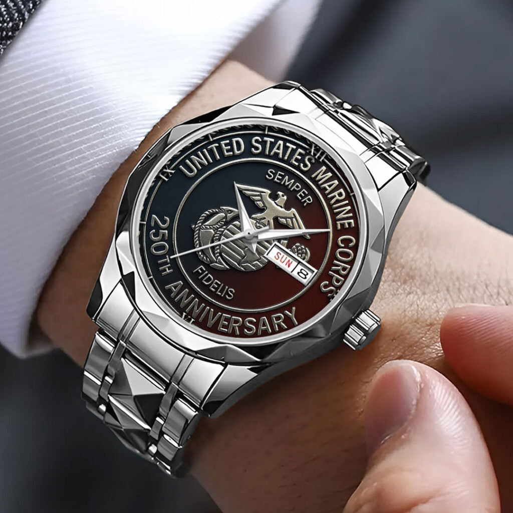 US Marine Corps Alloy Luxury Quartz Watch - TMTHU551