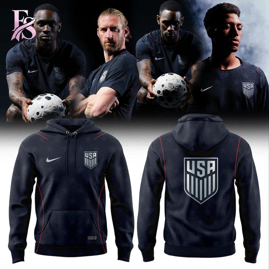 USMNT 2026 Personalized Stripes Match Black Shirt