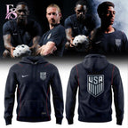 USMNT 2026 Personalized Stripes Match Black Shirt