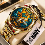 US Navy Alloy Luxury Quartz Watch - TMTHU567