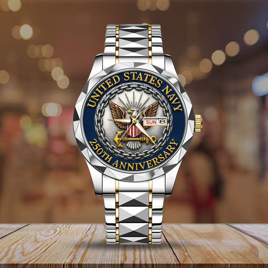 US Navy 250th Anniversary Alloy Luxury Quartz Watch - TMTHU1353