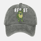Unisex Portland Frog Resist Print Hat