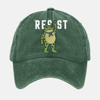 Unisex Portland Frog Resist Print Hat
