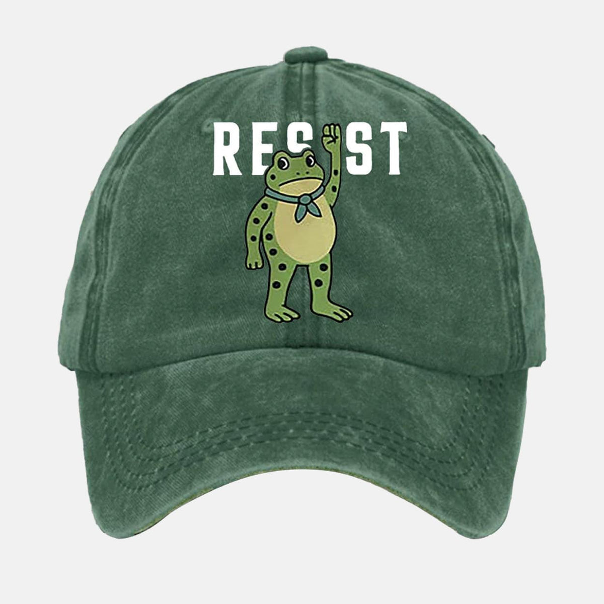 Unisex Portland Frog Resist Print Hat