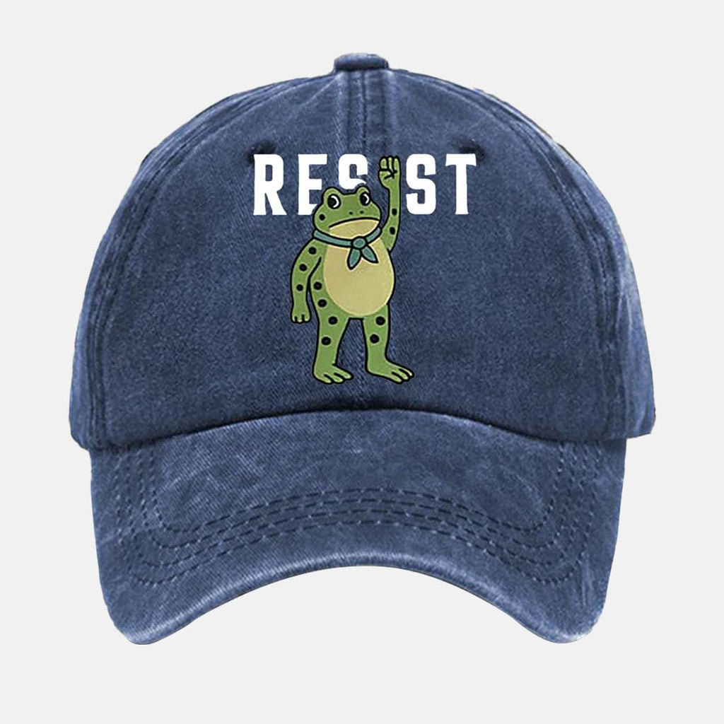 Unisex Portland Frog Resist Print Hat