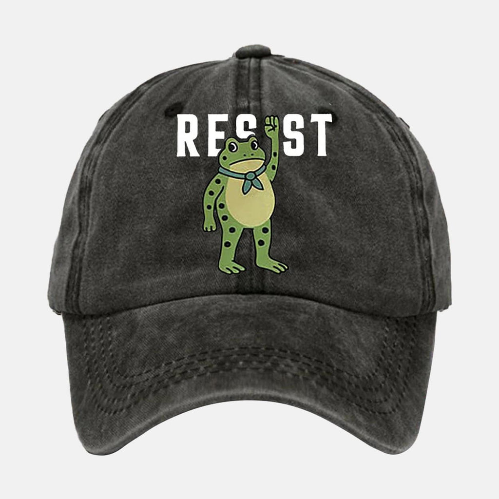 Unisex Portland Frog Resist Print Hat