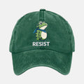 Unisex Resist Frog Baseball Cap