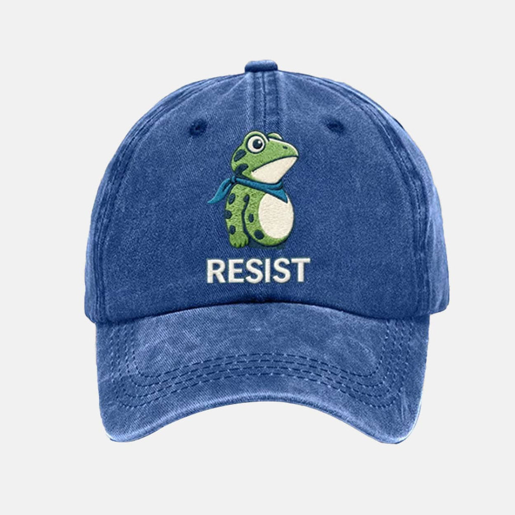 Unisex Resist Frog Baseball Cap