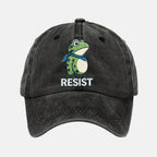 Unisex Resist Frog Baseball Cap