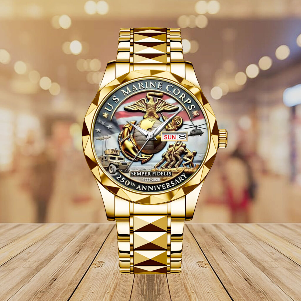 US Marine Corps Alloy Luxury Quartz Watch - MAITM 12110