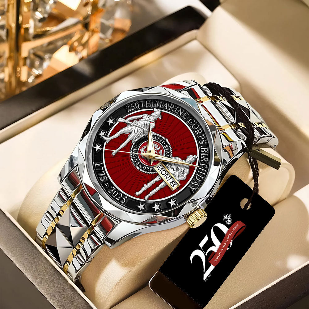 US Marine Corps Alloy Luxury Quartz Watch - TANTN 14627