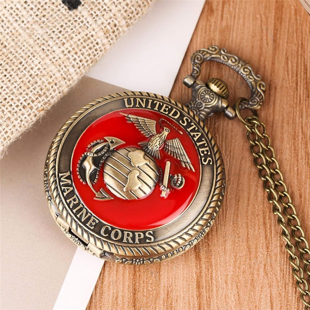 US Marine Corps Quartz Pocket Watch - MAITMDROP132