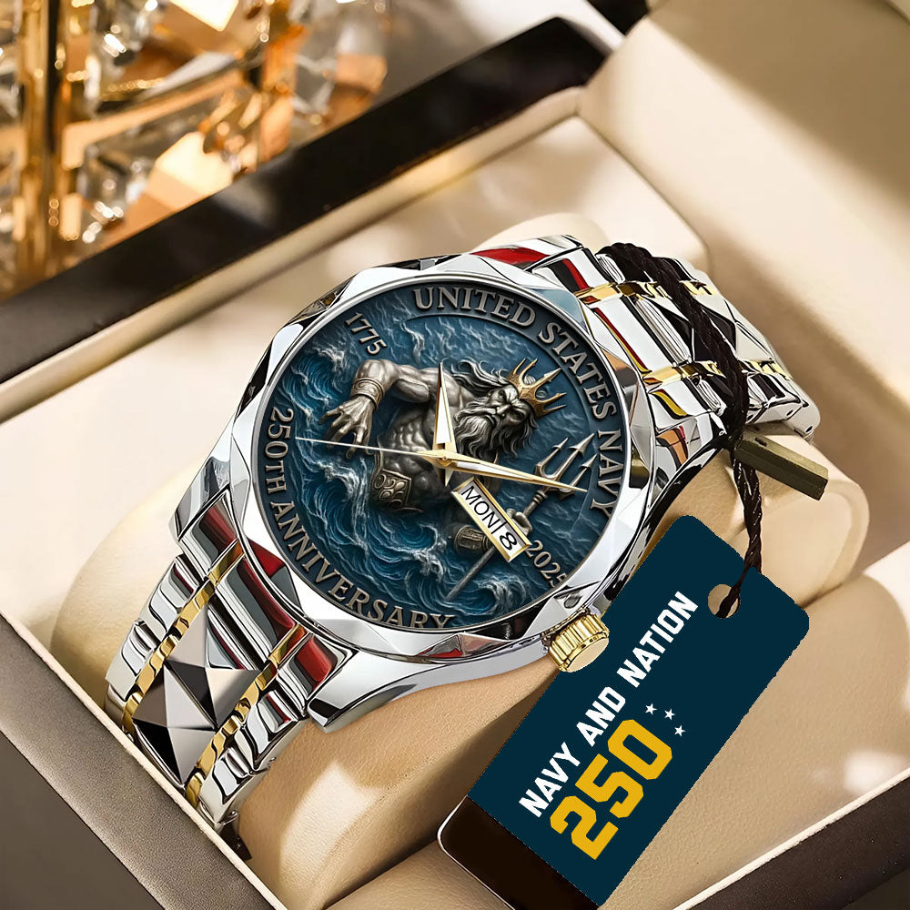 US Navy Alloy Luxury Quartz Watch - TANTN 14633
