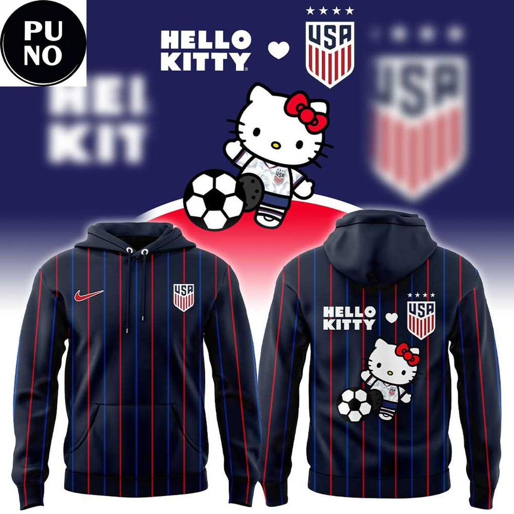United States Soccer x Hello Kitty Night 2026 Hoodie T-Shirt