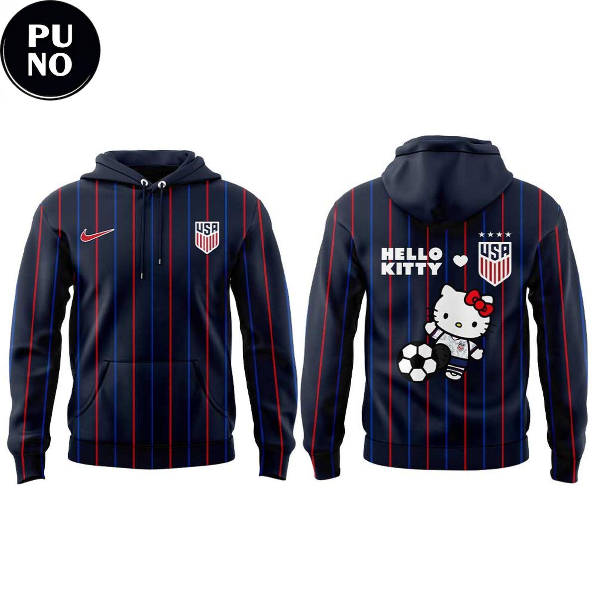 United States Soccer x Hello Kitty Night 2026 Hoodie T-Shirt