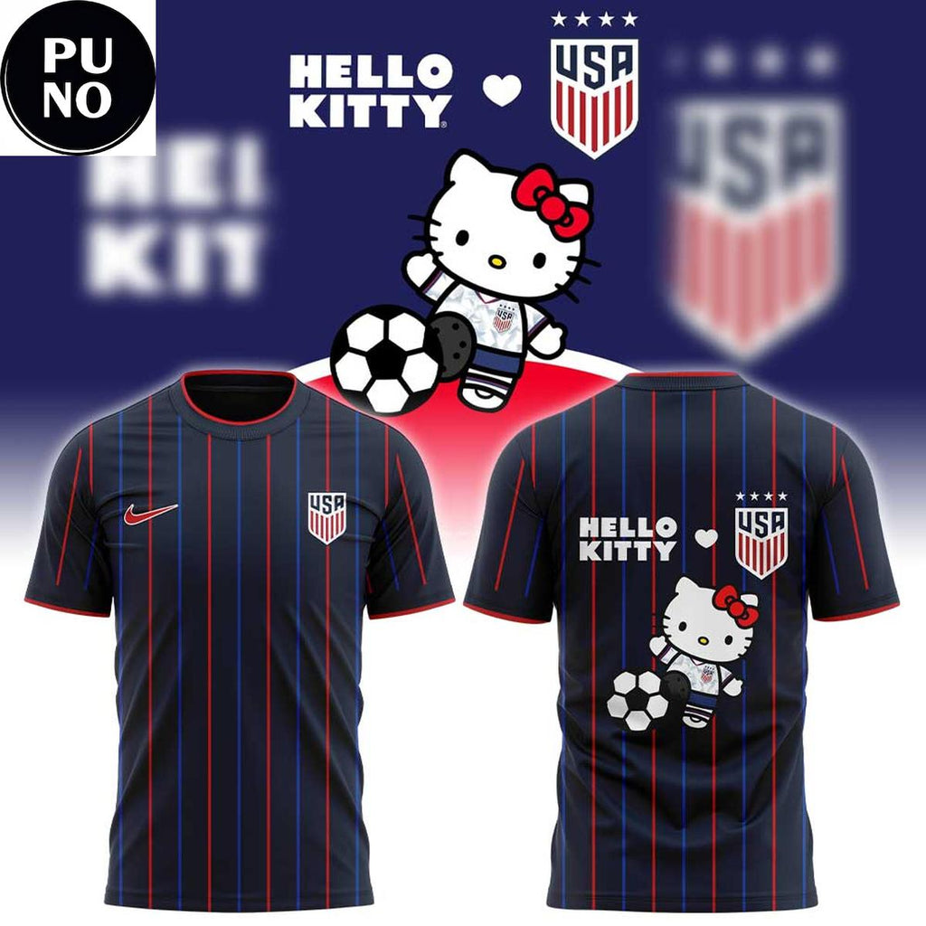 United States Soccer x Hello Kitty Night 2026 Hoodie T-Shirt