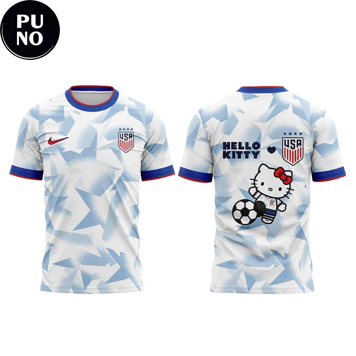 United States Soccer x Hello Kitty Night 2026 Hoodie T-Shirt