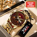 Personalized US Marine Corps Alloy Luxury Quartz Watch - TANTN 15107