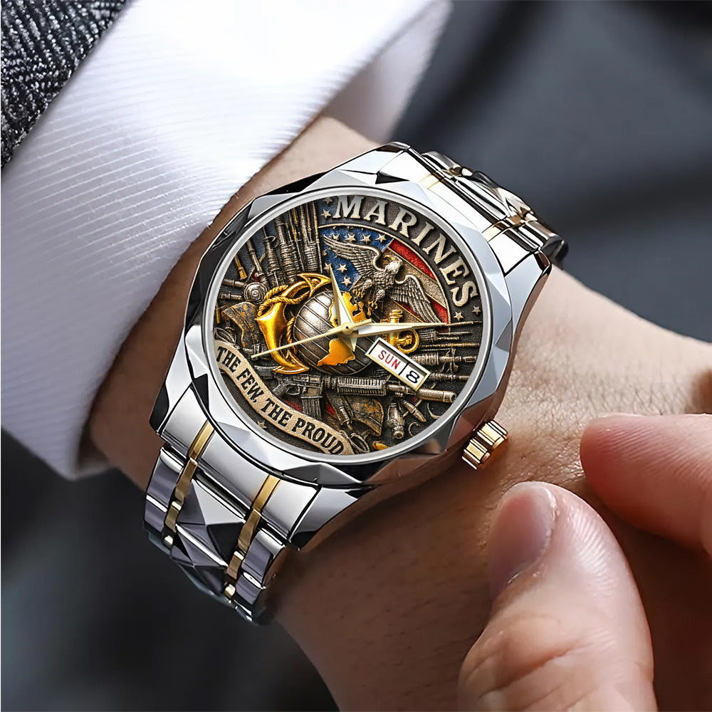 US Marine Corps Alloy Luxury Quartz Watch - TANTN 14817