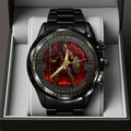 US Marine Corps Black Stainless Steel Watch - TANTN15900