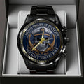 US Navy Black Stainless Steel Watch - TANTN15901