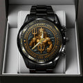 US Navy Black Stainless Steel Watch - TANTN15986