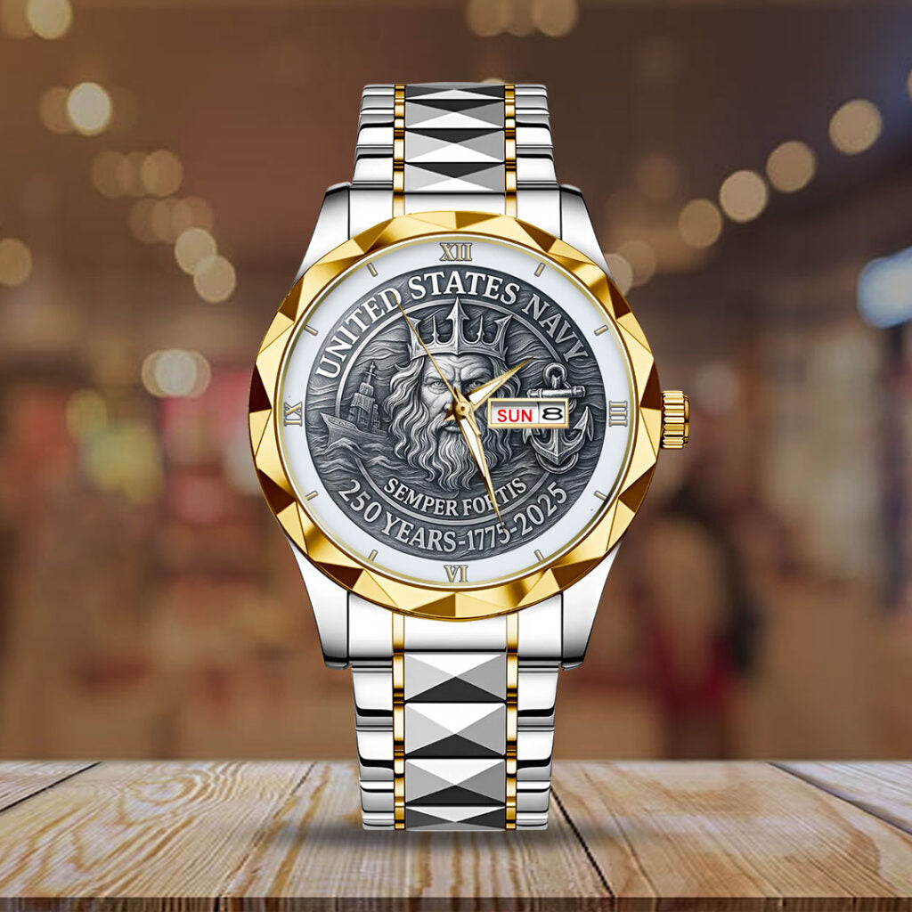 US Navy Alloy Luxury Quartz Watch - HOATT 11931
