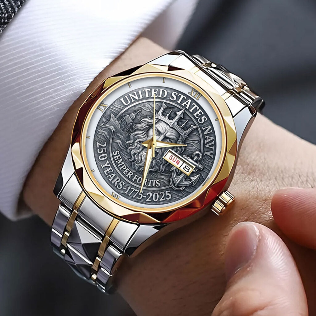 US Navy Alloy Luxury Quartz Watch - HOATT 11931