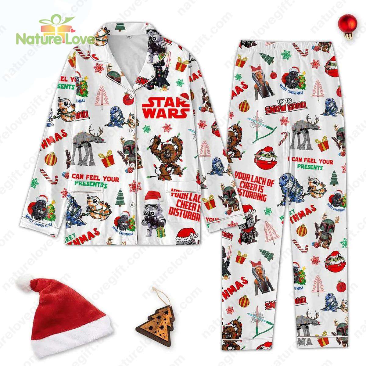 Up To Snow Good​ Star Wars Pajamas Christmas Gifts for Star Wars Fans​