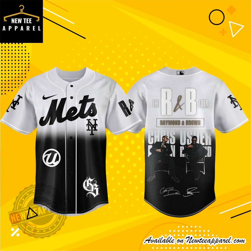 Usher Chris Brown The Rb Tour Baseball Jersey