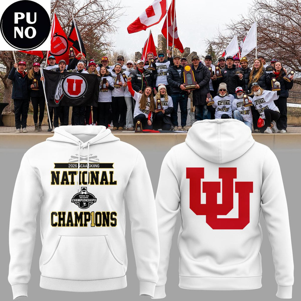 Utah Ski Team National Title NCAA Skiing Champions 2026 Hoodie T-Shirt